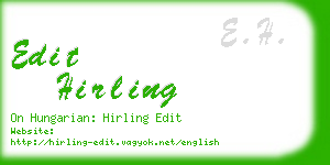 edit hirling business card